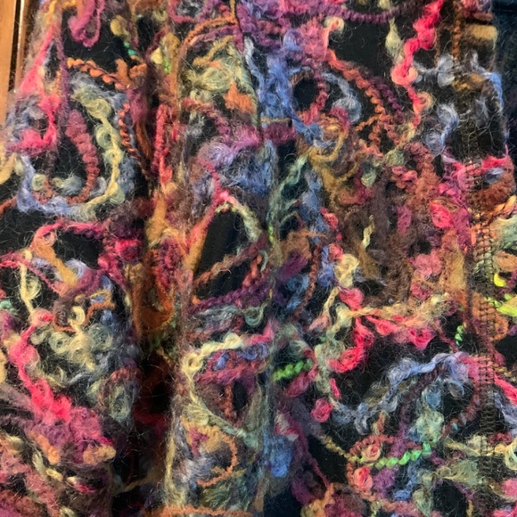 Canvasbacks vintage knit blazer with wood button - Picture 2 of 7